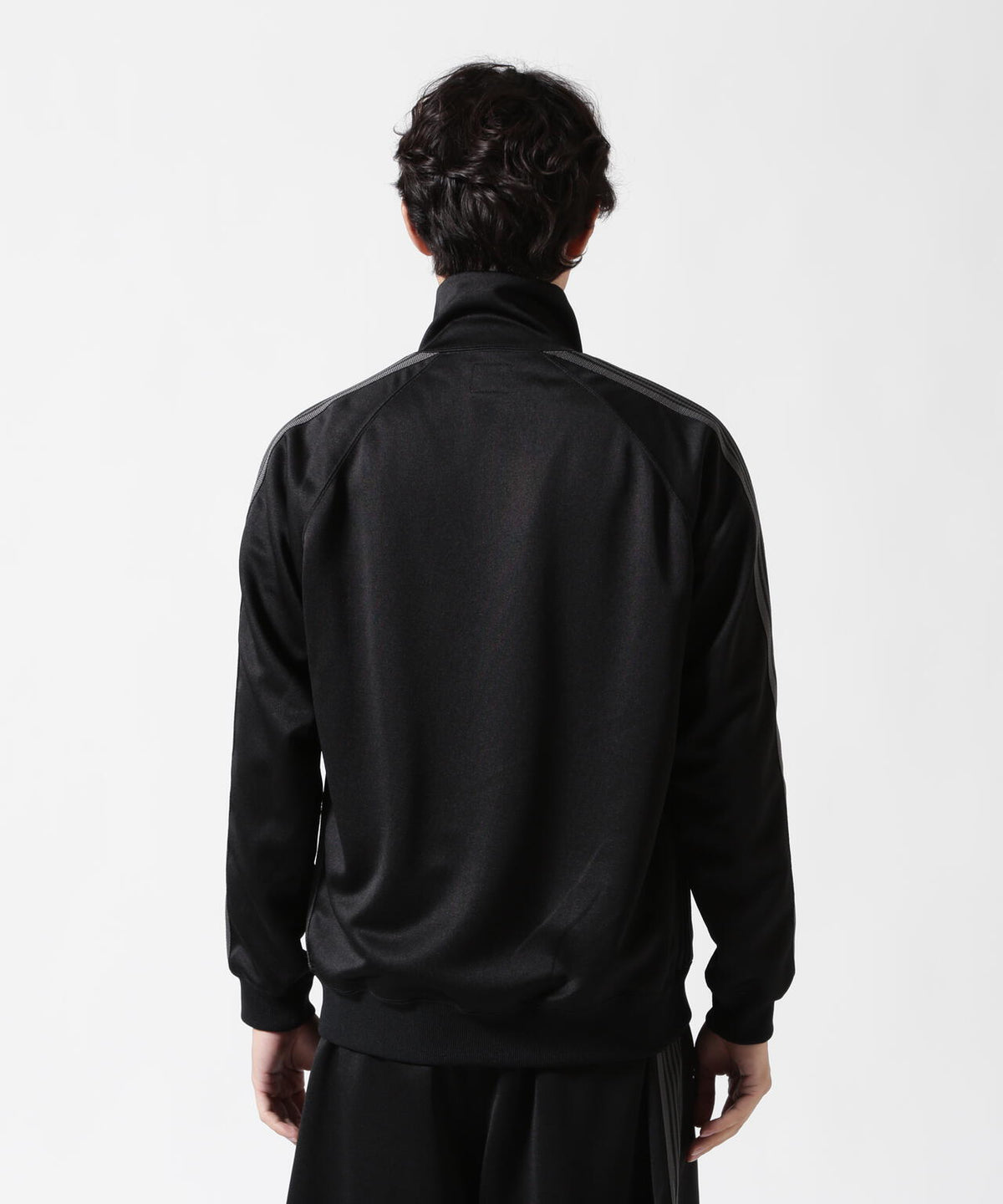 Needles Special Edition Poly Smooth Black Track Jacket