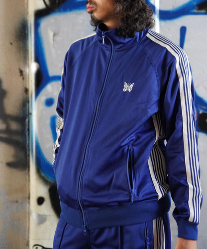 Needles Special Edition Poly Smooth Black Track Jacket