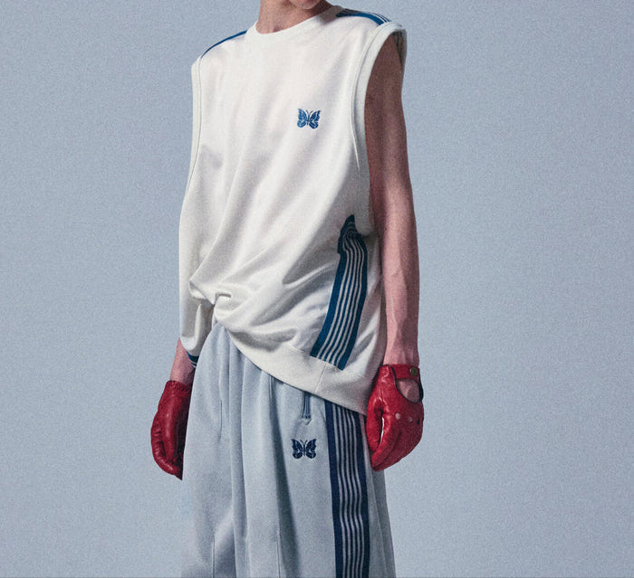 Needles 25SS Exclusive Crew Neck Poly Smooth Sleeveless Track