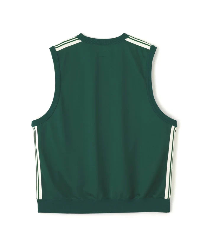 Needles x LHP Exclusive NeckPoly Smooth Green Sleeveless Track Crew