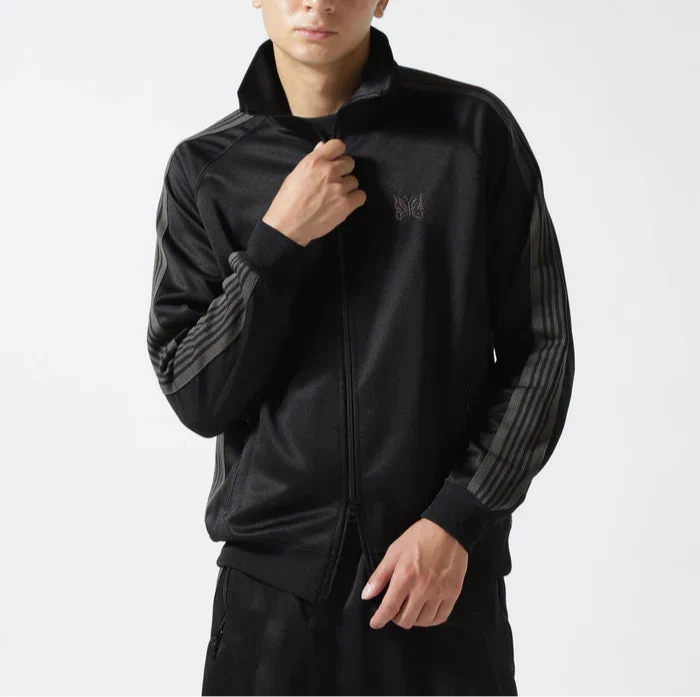 Needles B'2nd EXCLUSIVE poly smooth Track Jacket BLACK