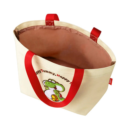 Super Mario Yoshi Tote Bag with Insulated Cooler Pouch
