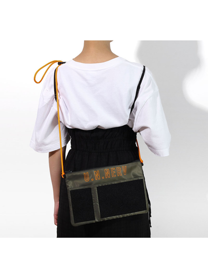 EVANGELION Custom Sacoche Bag with Hook & Loop Panel