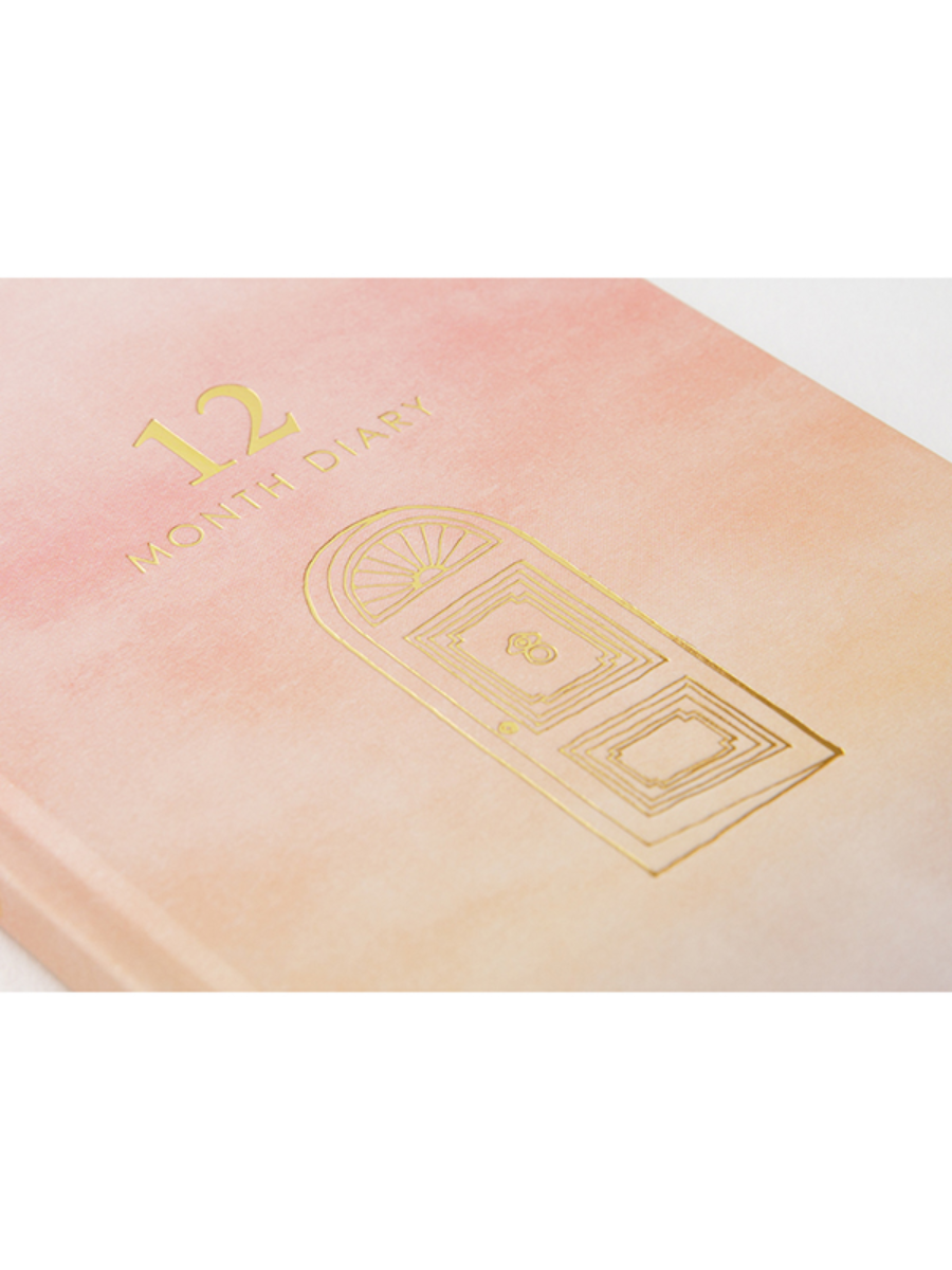 MIDORI 12 Month Continuous Diary - Pink (12898006)