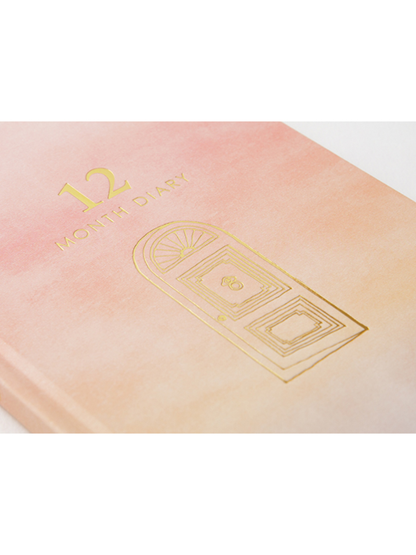 MIDORI 12 Month Continuous Diary - Pink (12898006)
