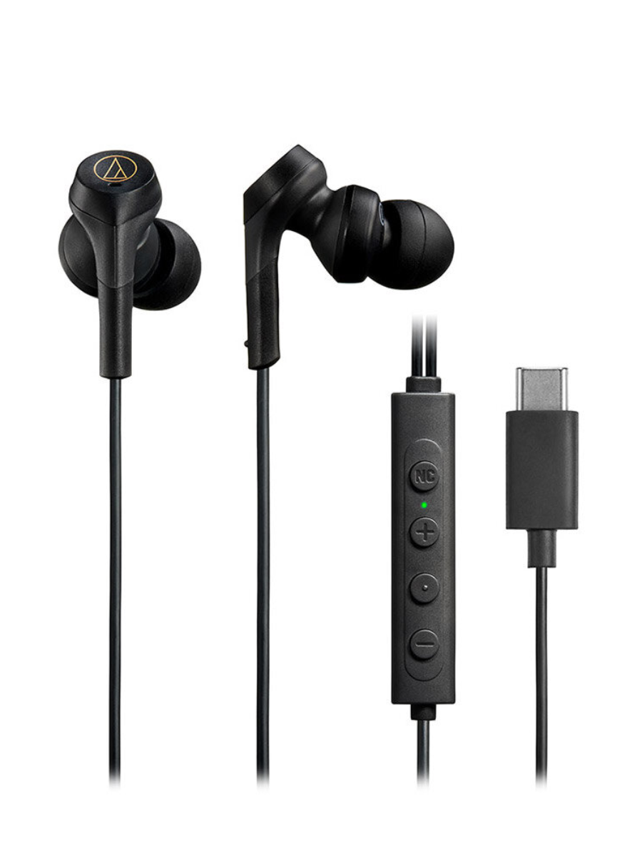 Audio-Technica ATH-CKS330NC Active Noise Cancelling Wired Earphones