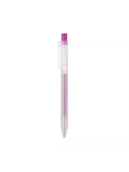MUJI Knock Type Gel Ink Ballpoint Pen