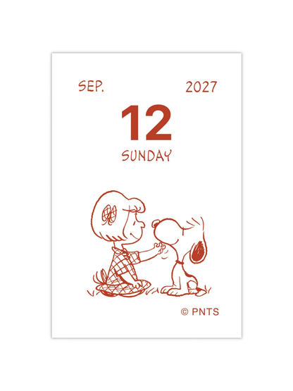 Snoopy Mini Mini 2027 Daily Tear-Off Calendar