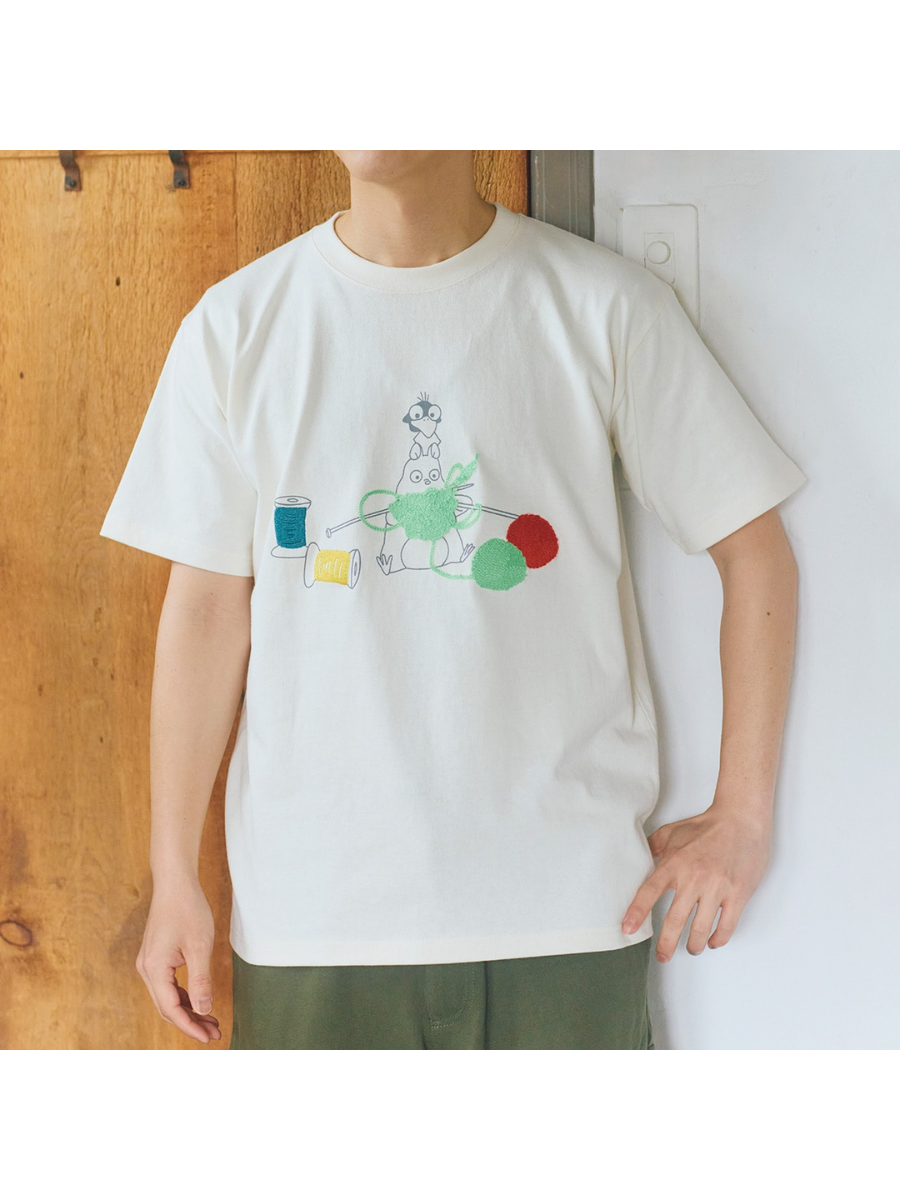 Spirited Away Zeniba's House Yarn Play Embroidered T-Shirt