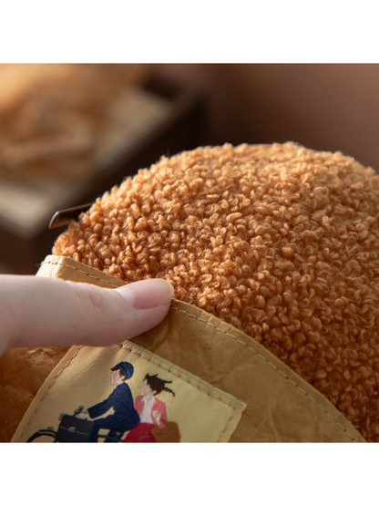 Croquette Shape Pouch Cute Food Design Cosmetic Bag