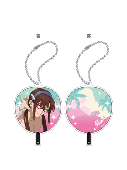 EVANGELION SUMMER FES 2026 Uchiwa Acrylic Keychain Collection Box (Set of 5)