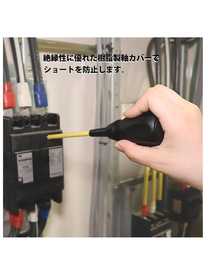 Fujiya Black & Gold Professional Screwdriver