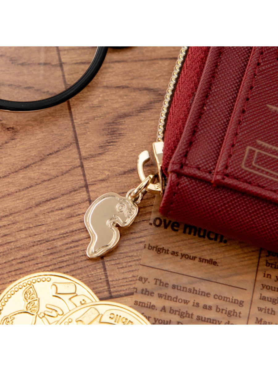 Spirited Away Coin & Card Case with Retractable Reel Sea Railway No-Face