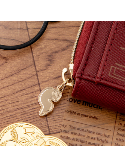 Spirited Away Coin & Card Case with Retractable Reel Sea Railway No-Face