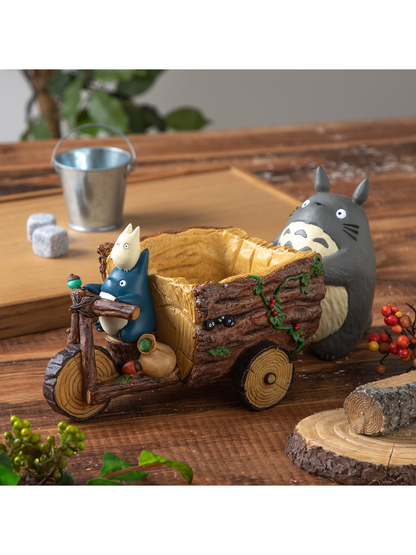 My Neighbor Totoro Planter Cover – Totoro Forest Tricycle Plant Pot Holder