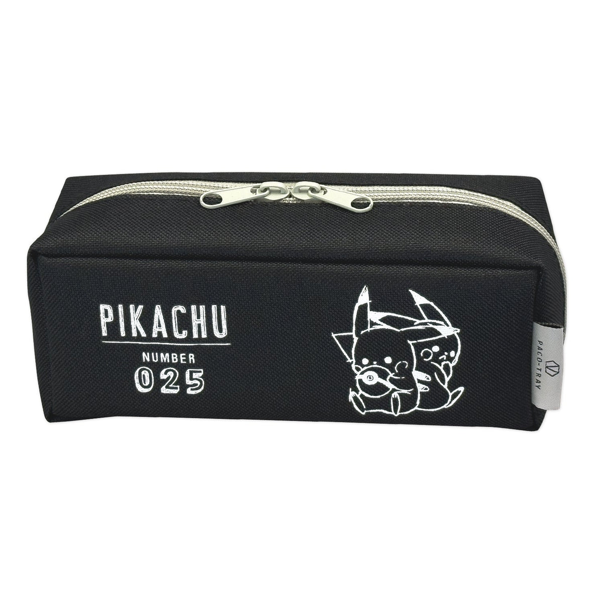 Pokemon Pikachu No.025 Big Capacity Magnetic Pencil Case