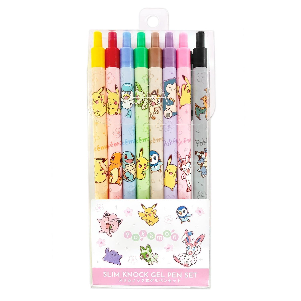 Pokemon 8 Color Gel Pen Set