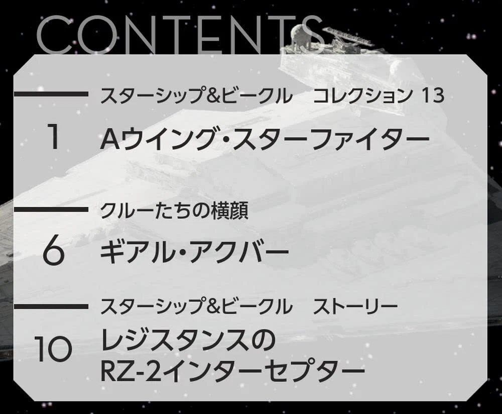 Star Wars Starship & Vehicle Collection Issue 13 Japanese
