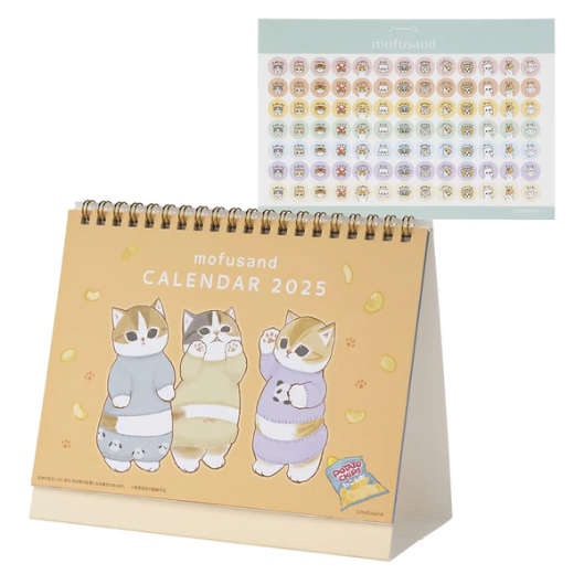 mofusand 2025 Desktop Calendar