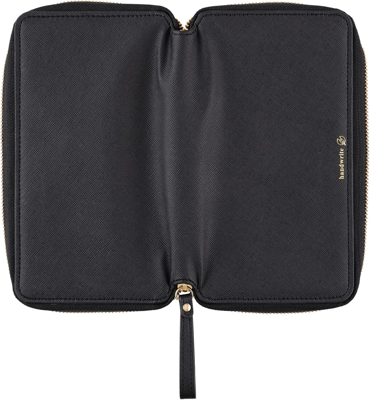 Hobonichi Techo Weeks Cover Notte Zip PU Leather Planner Cover Black Embossed