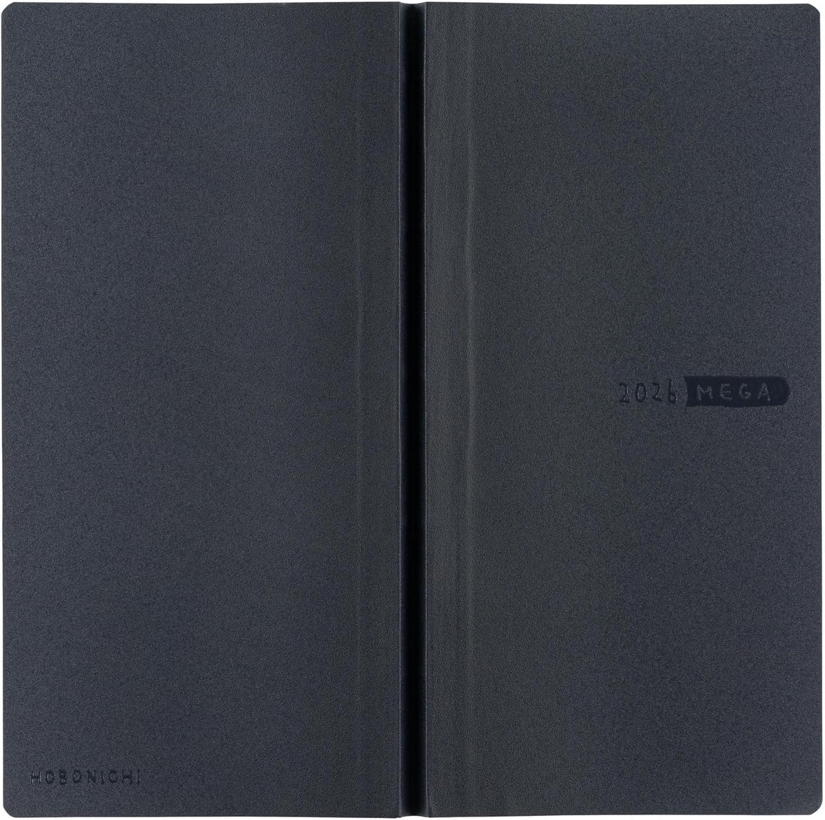Hobonichi Techo 2026 Weeks MEGA Sneaker Indigo Black Japanese Weekly Planner