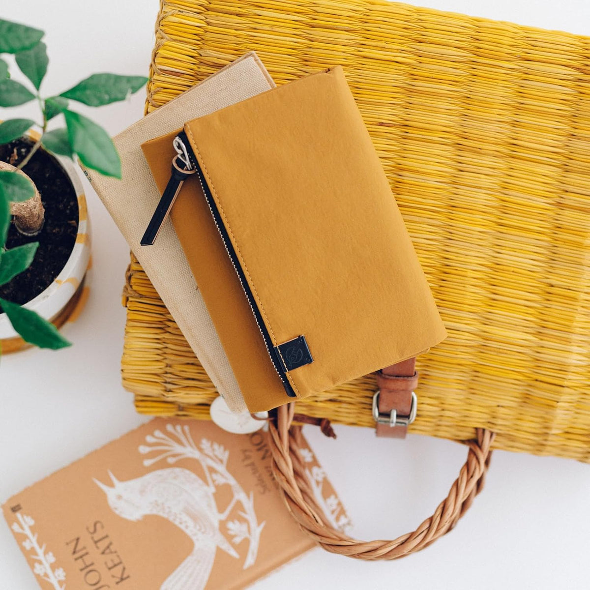 Hobonichi Techo 2026 Tragen Mustard Cover A6 A5 Nylon Planner Cover
