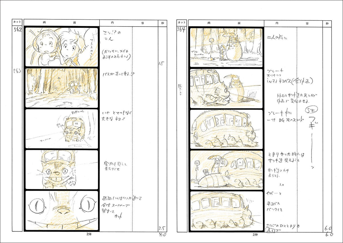 Studio Ghibli Storyboard Collection Japanese