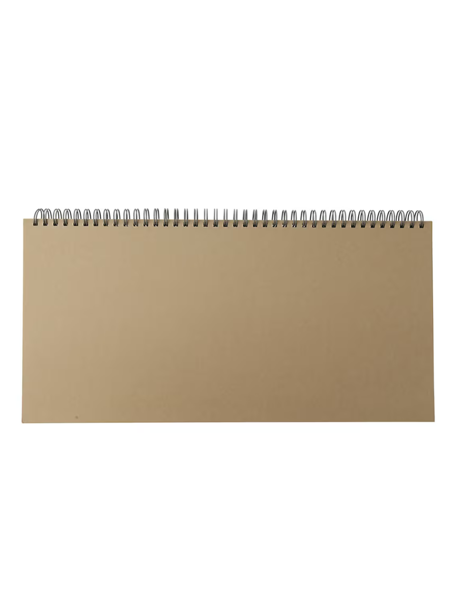 MUJI Kraft Desk Schedule Notebook