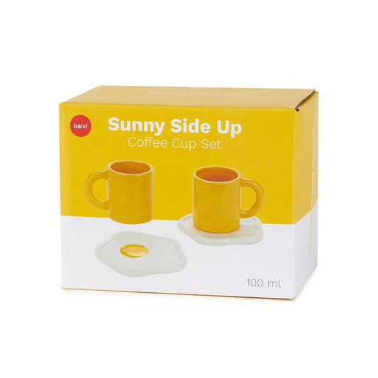 Sunny Side Up Espresso Cup & Saucer Set