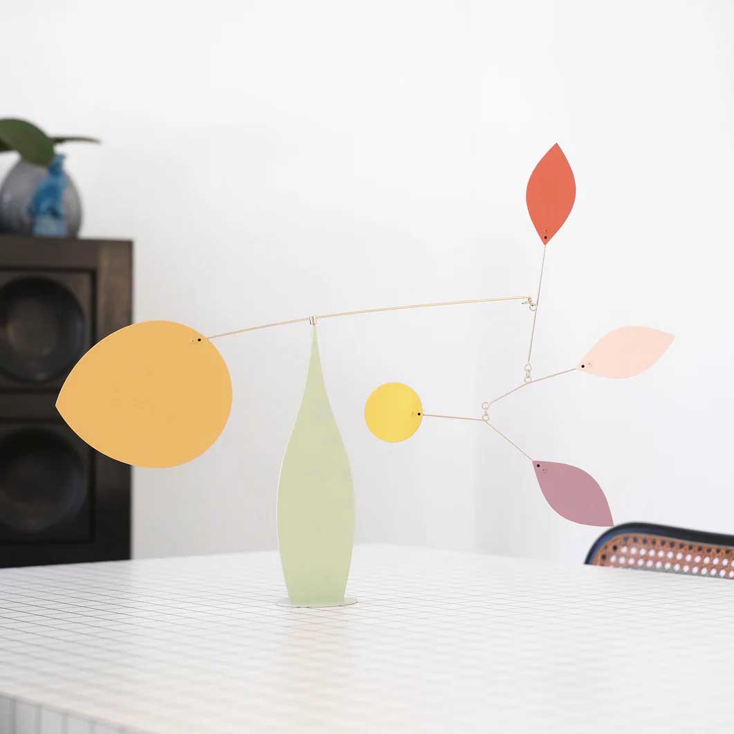 Brasilia Desktop Mobile Modern Kinetic Art Sculpture Handmade Decorative
