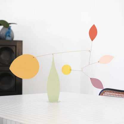 Brasilia Desktop Mobile Modern Kinetic Art Sculpture Handmade Decorative