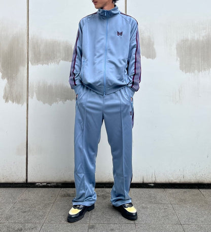 Needles FREAK'S STORE HD Track Pant Poly Smooth Sax Blue