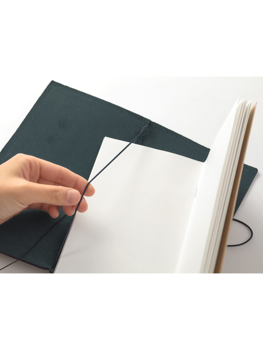 Traveler's Notebook Regular Size Blue Leather Journal