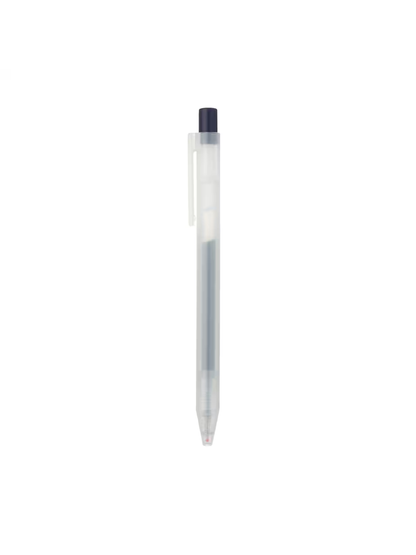 MUJI Knock Type Gel Ink Ballpoint Pen