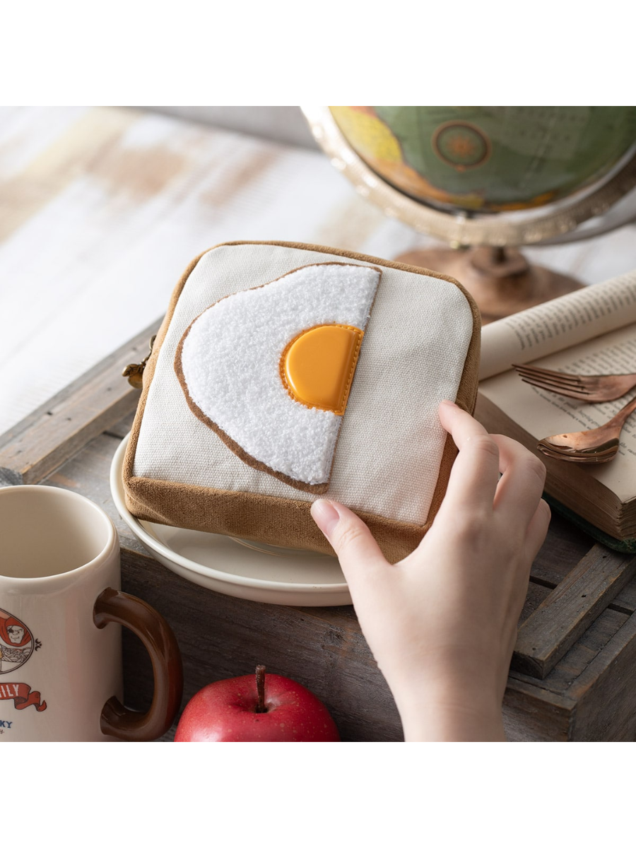 Castle in the Sky Egg Toast Pouch Pazu & Sheeta Bread Design