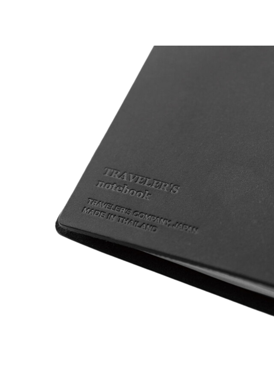 Traveler’s Notebook Passport Size Black Leather Starter Kit
