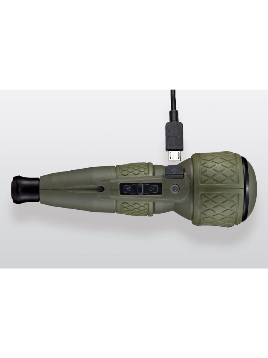 VESSEL 220USB-1DG Electric Ball Grip Screwdriver Dark Green