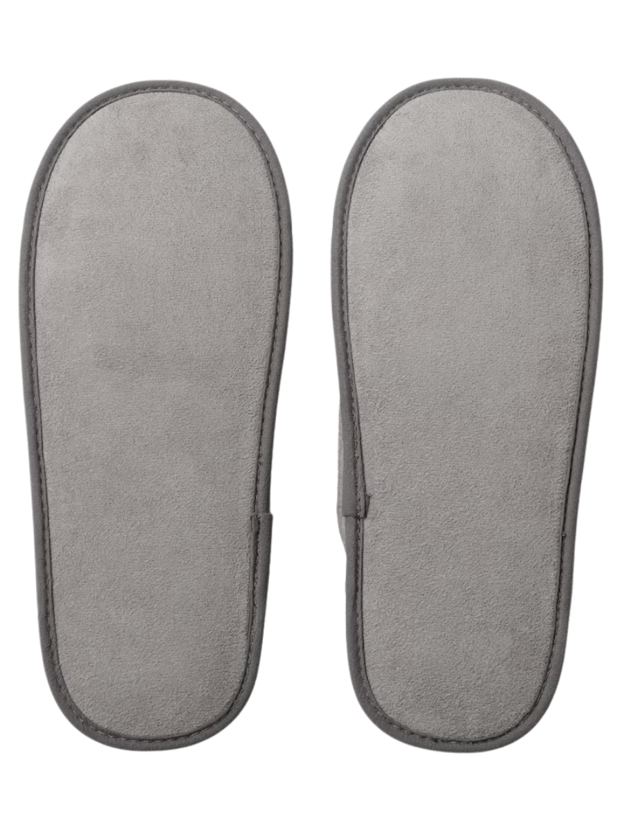 MUJI Cotton Quilted Line Slippers