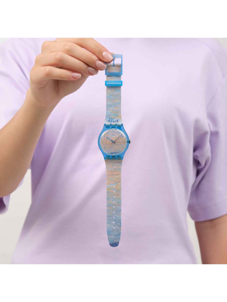 Swatch MONET'S PALAZZO DUCALE SO29Z150 x Guggenheim Collection Art Watch