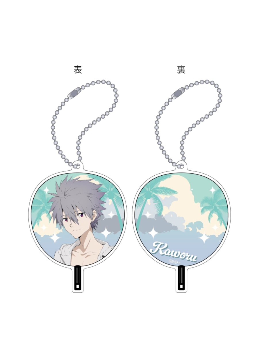 EVANGELION SUMMER FES 2026 Uchiwa Acrylic Keychain Collection Box (Set of 5)