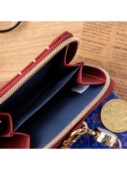 Spirited Away Coin & Card Case with Retractable Reel Sea Railway No-Face