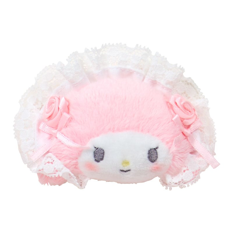 Sanrio Characters Secret Hair Clip (White Frill) Set (Box of 8 Pieces)