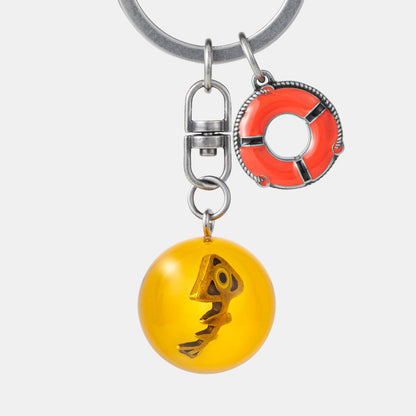 Nintendo Splatoon 3 Salmon Run Gold Salmon Keychain