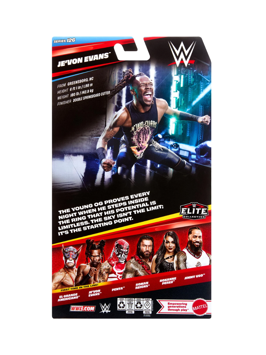 Je'Von Evans WWE Elite Collection Series 126 Action Figure