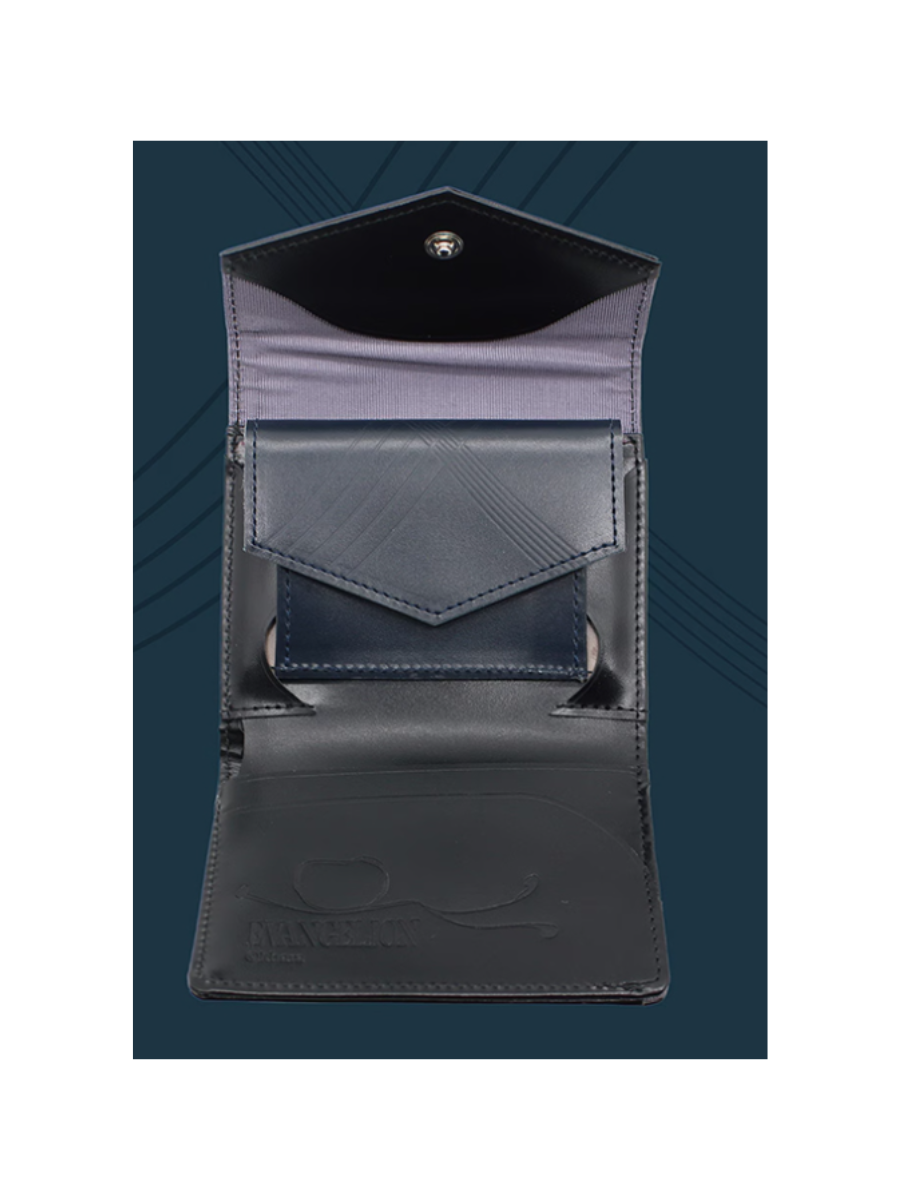 EVANGELION×NADAYA Quatre Mains Leather Trifold Wallet – Shinji & Kaworu Model 13
