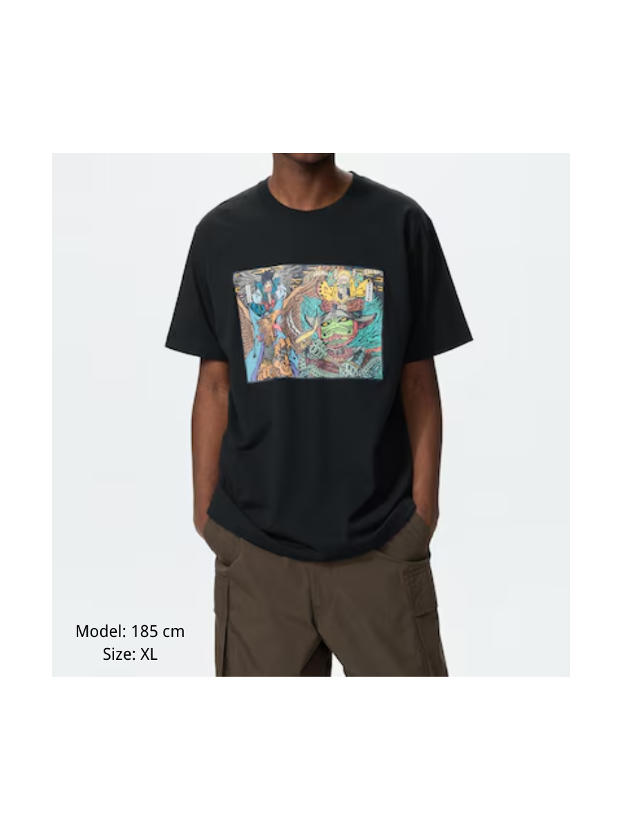 UNIQLO Manga UT Shueisha 100th Anniversary NARUTO Graphic Cotton T-Shirt