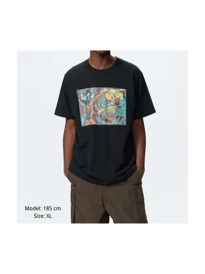 UNIQLO Manga UT Shueisha 100th Anniversary NARUTO Graphic Cotton T-Shirt