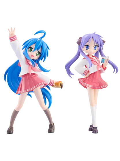 Trio-Try-iT Lucky Star Izumi Konata & Hiiragi Kagami Figures