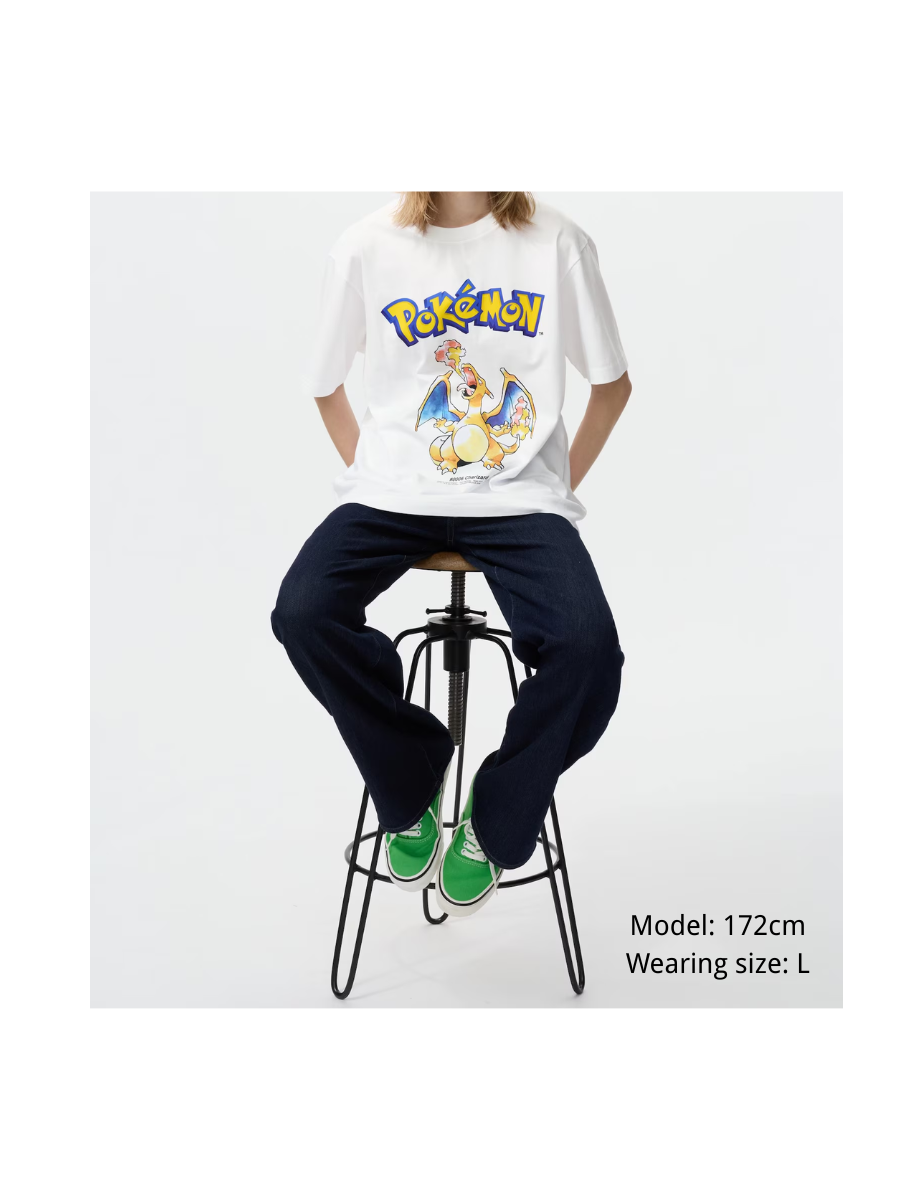 Uniqlo UT Pokemon 30th Anniversary Watercolor Graphic T-Shirt
