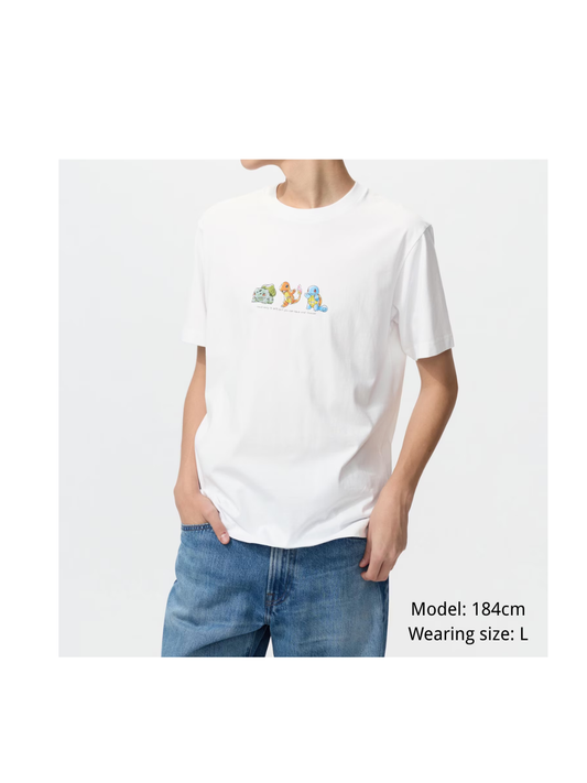 Uniqlo UT Pokemon 30th Anniversary Watercolor Graphic T-Shirt